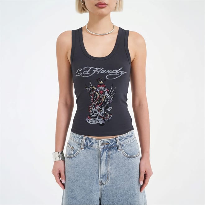 Nyc Dimnte Scoop Neck Slim Fit Tank