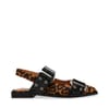 Ave Buckle Ballet Block Heel Mules