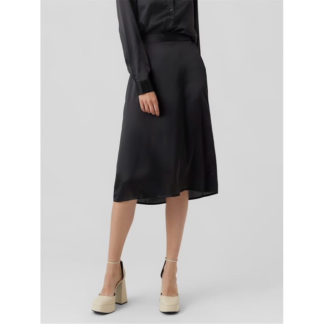 Skirt Wov Midi A-Line Skirt