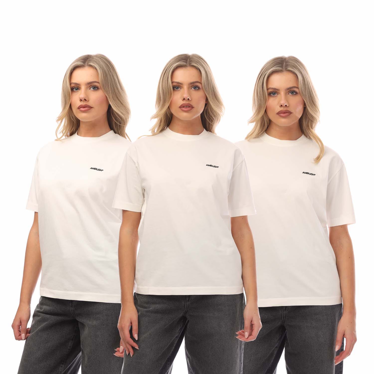 White Black Ambush 3 Pack T-Shirt - Get The Label