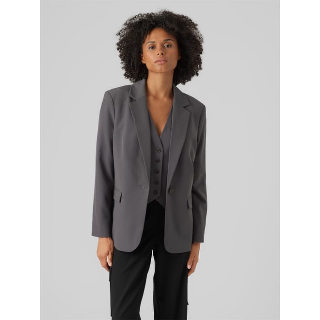 Long Sleeve Relaxed Fit Blazer