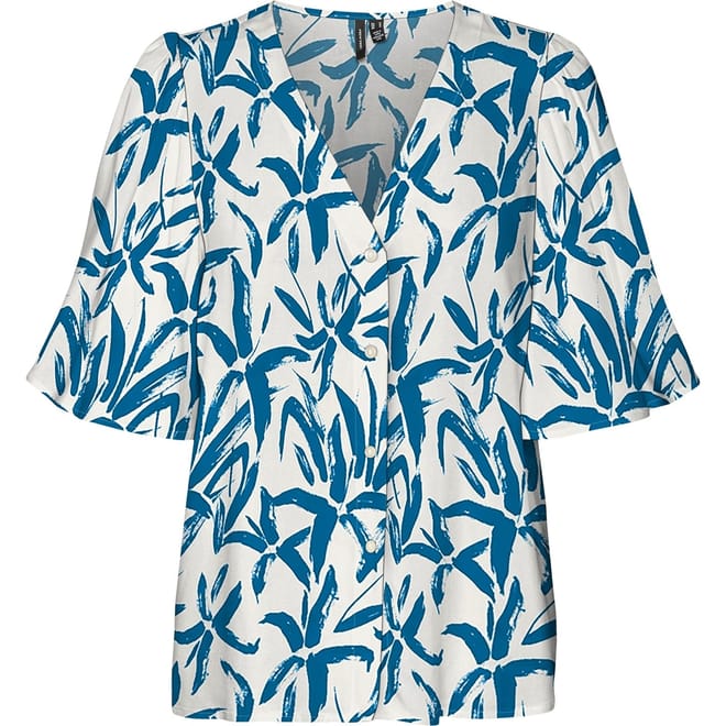 V-Neck Long Sleeve Shirt