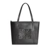 Leather Logo Tote Bag