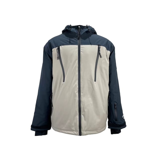 Panel Hooded Ski Jacket