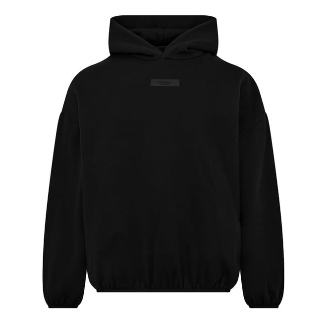 Logo Tab Cotton Hoodie