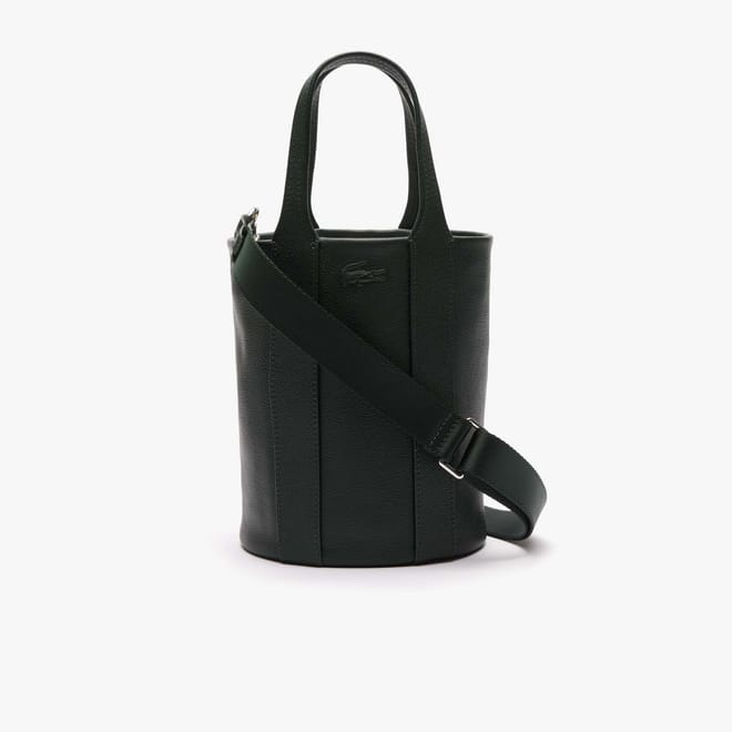 City Court Grain Leather Bucket Bag