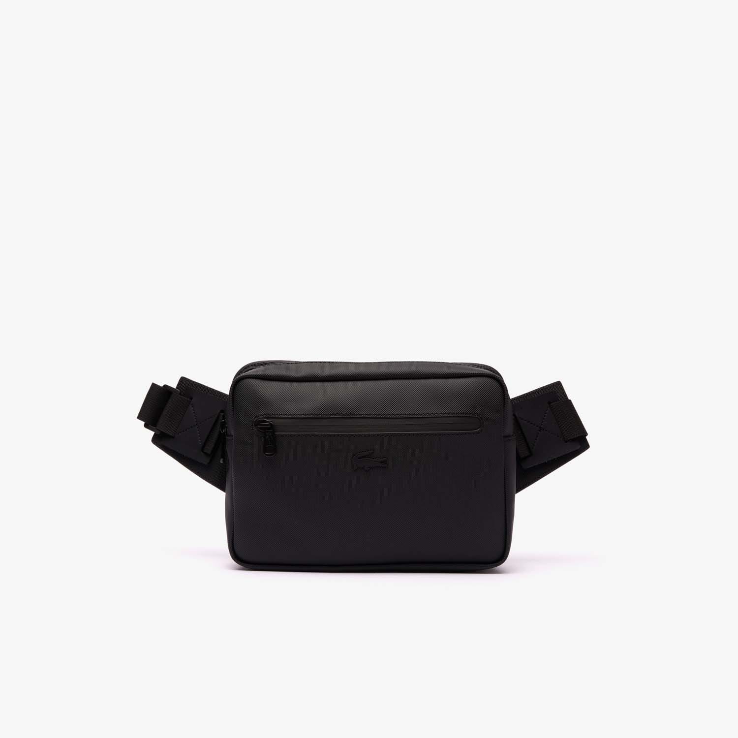 Black Lacoste Naos Piqué Crossbody Bag - Get The Label