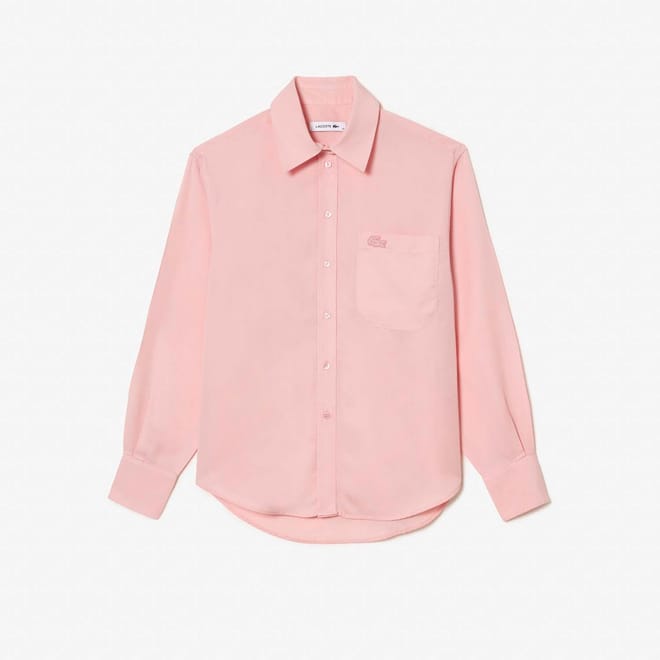 Flowing Oversized Lyocell Shirt