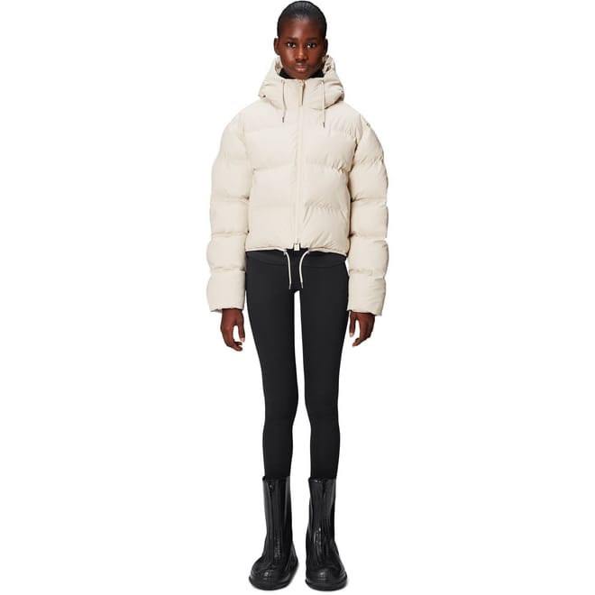 Alta Hooded Solid Patterned Puffer Jacket