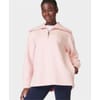 Funnel Neck Relaxed Fit Long Sleeve Sweatshirt