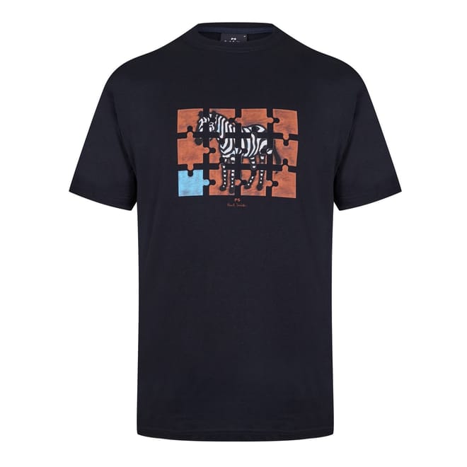 Zebra Crew Neck Regular Fit T-Shirt