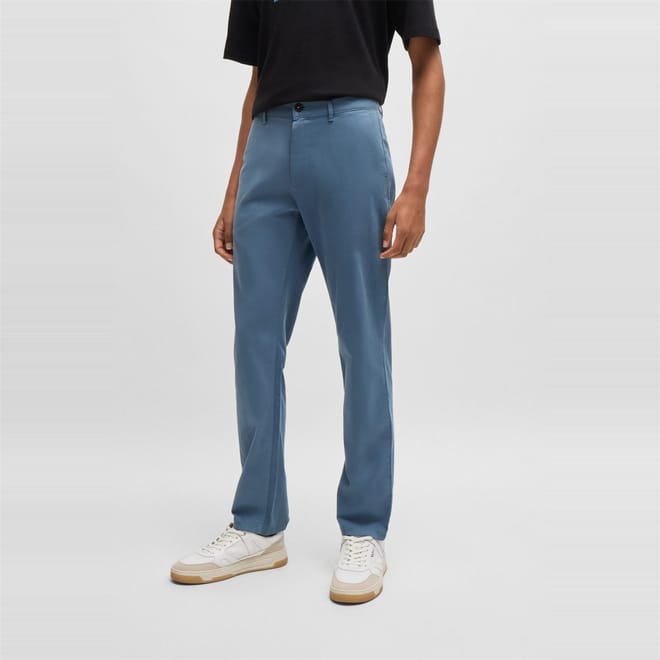 Slim Chino Solid Patterned