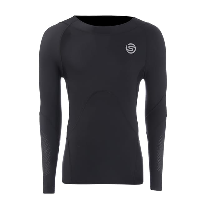 Compression Fit Crew Neck Long Sleeve Top