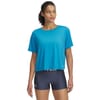 Cropped Motion Crew Neck T-Shirt
