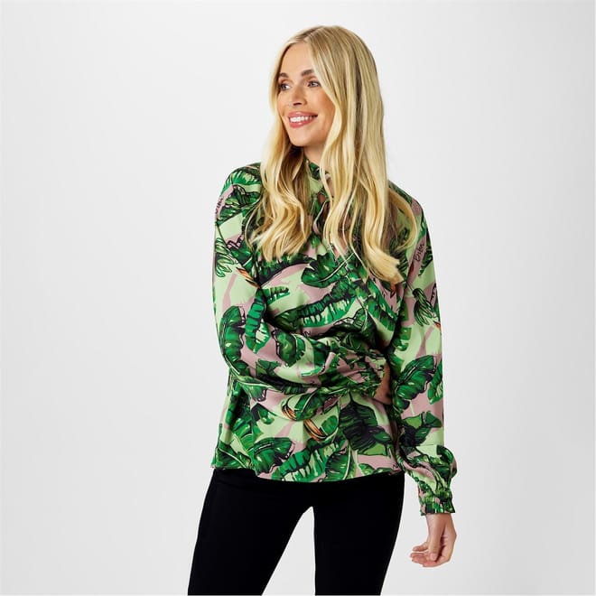 Ruffle Collar Blouse