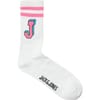 Lettering Tennis Crew Socks