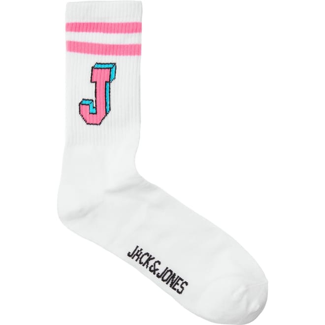 Lettering Tennis Crew Socks