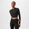 Womens Pro Ls Crop Tee