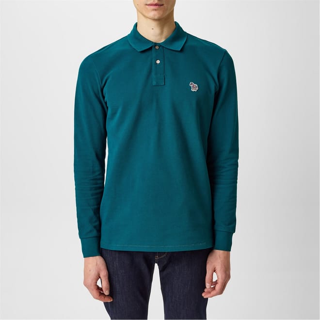 Sleeve Zebra Polo Shirt
