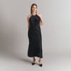 Halter Neck Midi Slip Dress