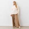 Mock Neck Relaxed Fit Sweater