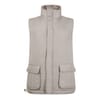 Lettering High Neck Relaxed Fit Vest