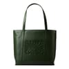 Leather Logo Tote Bag