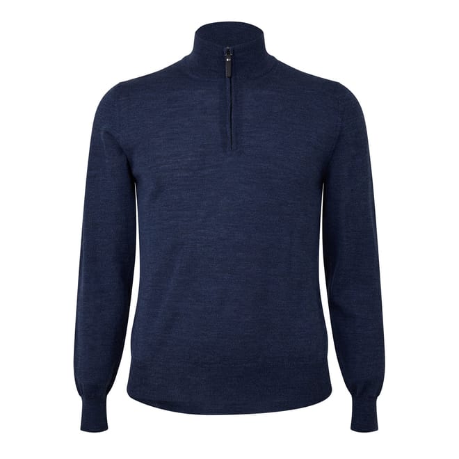 Quarter Zip Knitted Jumper