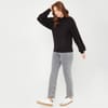 Mock Neck Relaxed Fit Sweater