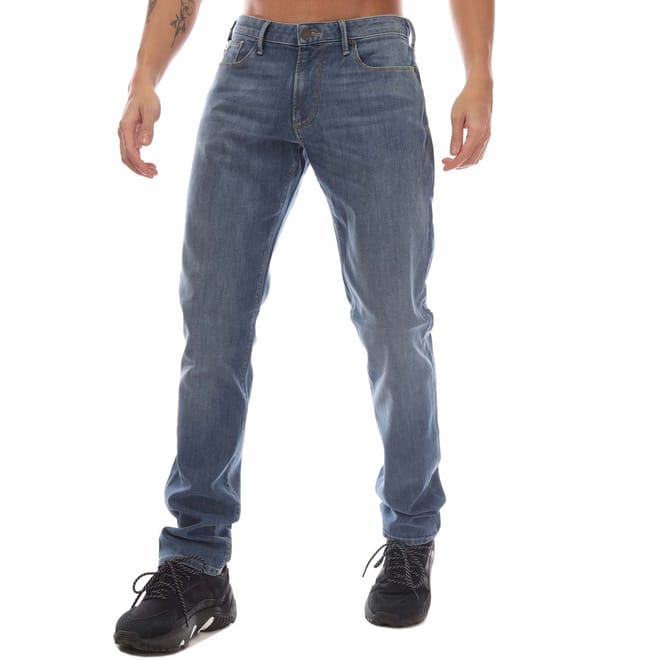 J06 Slim-Fit Washed Jeans