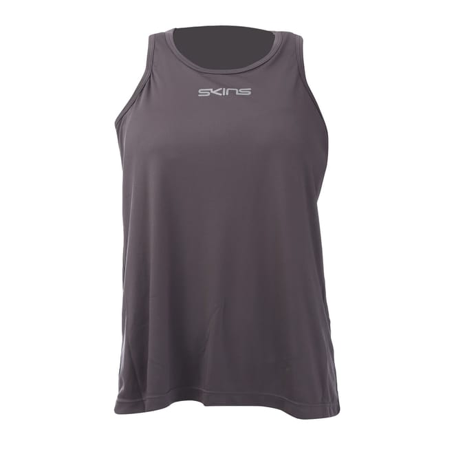 Logo Print Crew Neck Tank Top