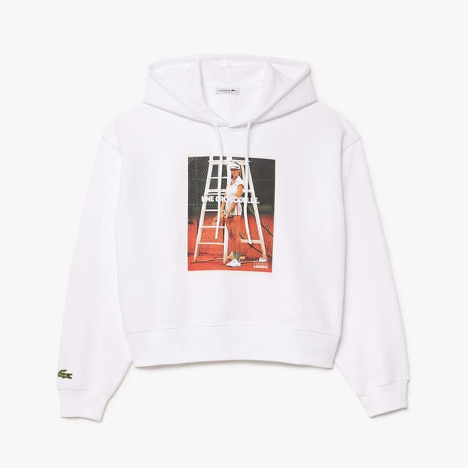 Oversized Print Hoodie