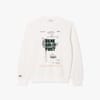 Relaxed Fit Piqué Motif Sweatshirt