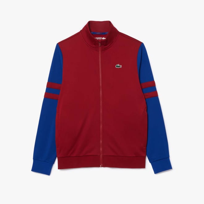 Zip-Up Stretch Interlock Tennis Sweatshirt
