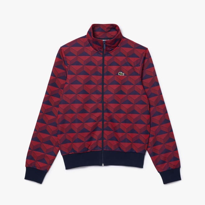 Robert George Jacquard Motif Zipped Sweatshirt