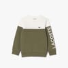 Juniors Fleece Crewneck Colour Block Sweatshirt