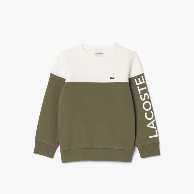 Juniors Fleece Crewneck Colour Block Sweatshirt