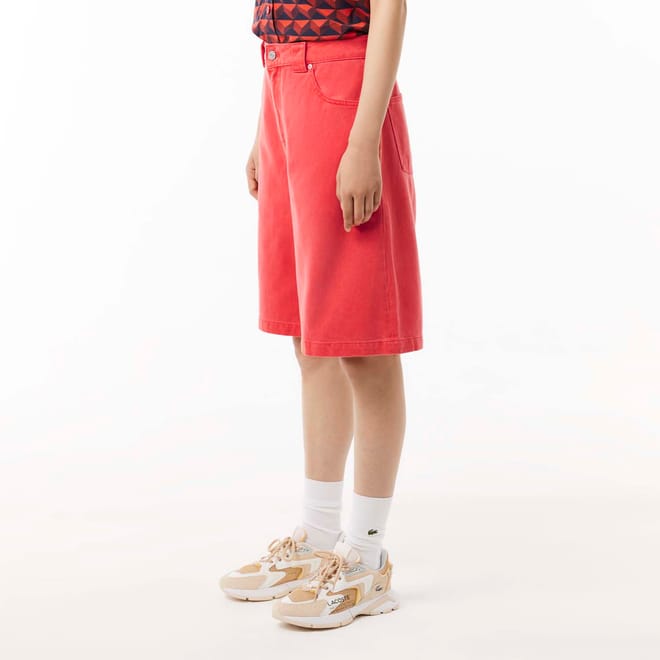 Long Natural Dye Bermuda Shorts
