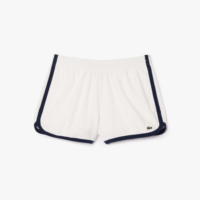 Cotton Terry Contrast Accent Shorts