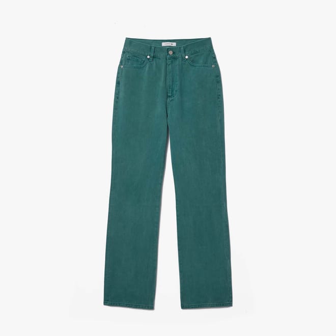 Straight Leg Natural Dye Denim Jeans