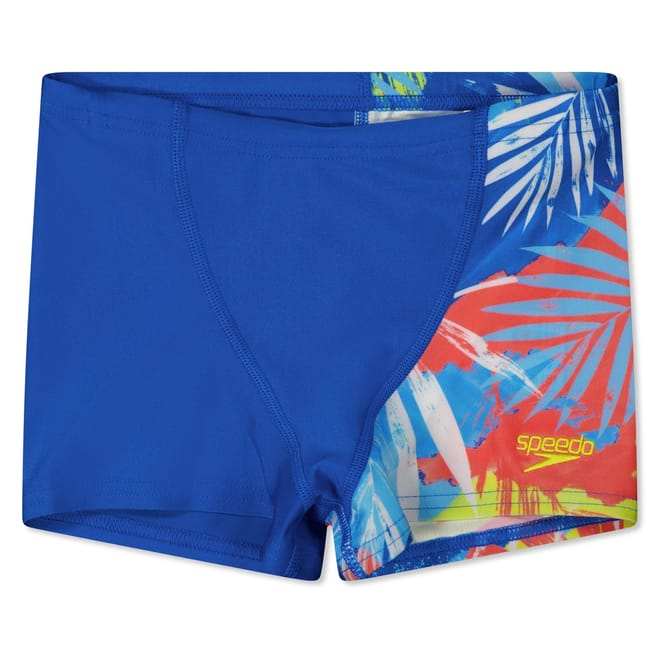 Regular Fit Graphic Print Swim Short