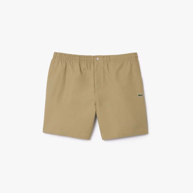 Relaxed-Fit Poplin Shorts