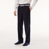 Straight-Fit Badge Detail Suit Pants