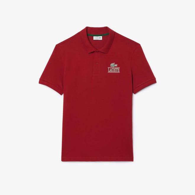 Regular-Fit Stretch Mini Piqué Polo Shirt