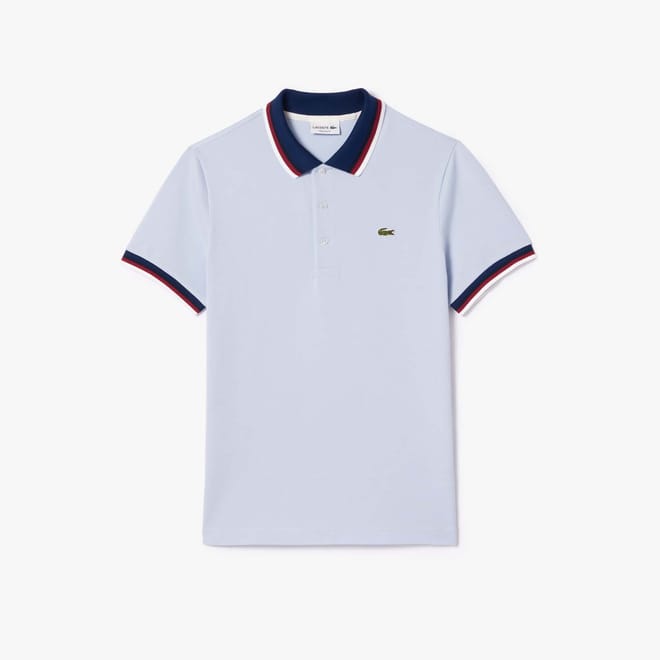 Regular-Fit Stretch Mini Piqué Polo Shirt