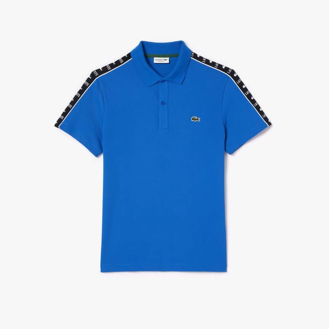 Regular-Fit Stretch Mini Piqué Polo Shirt