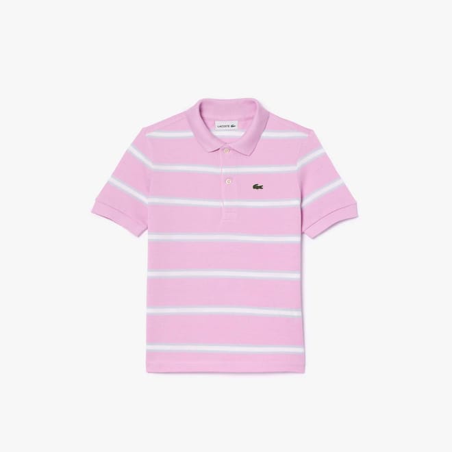 Juniors Striped Piqué Polo Shirt