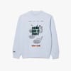 Relaxed Fit Piqué Motif Sweatshirt