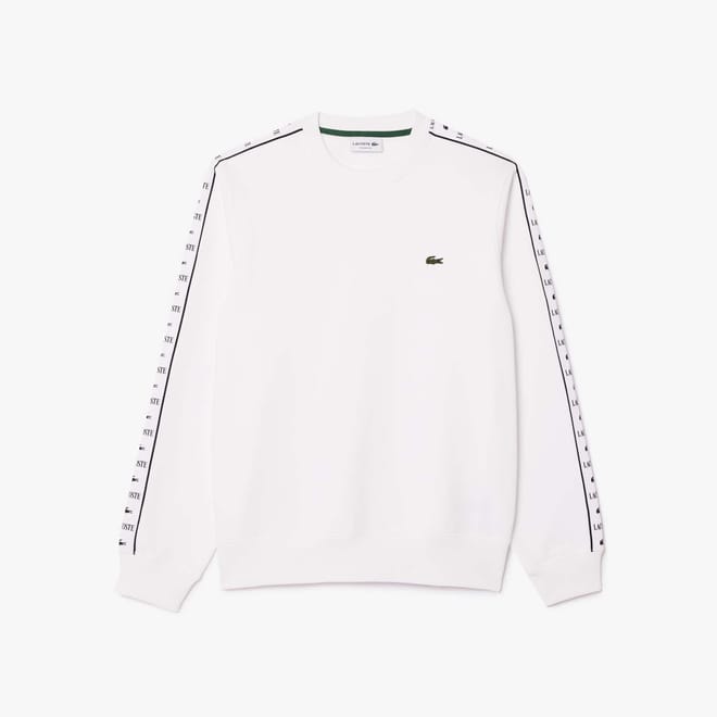 Logo Stripe Crewneck Sweatshirt