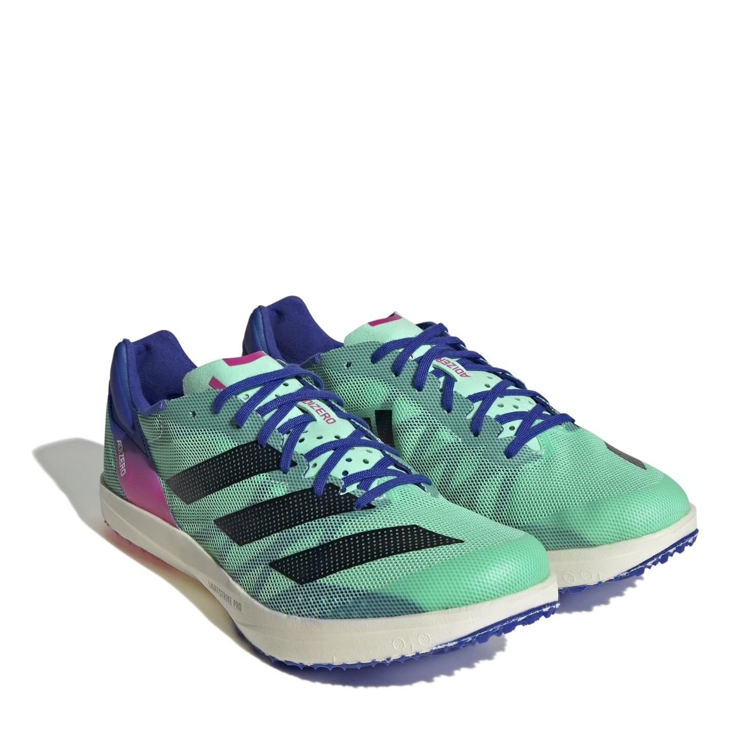Green adidas Adizero Avanti Track Running Shoes Adults - Get